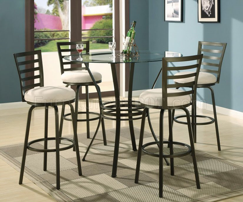 Modern Glass Bar Stool 
