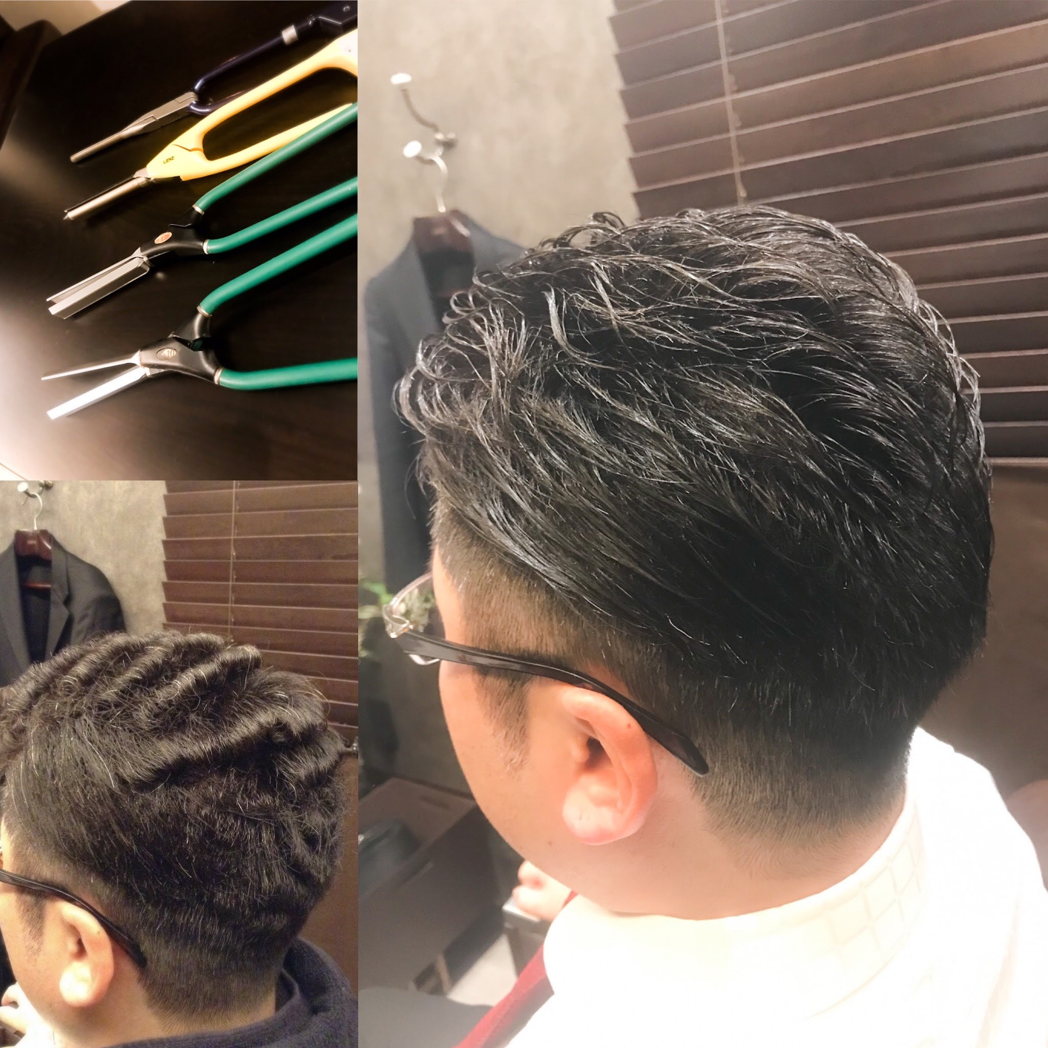 濡れパン 濡れパンチパーマ Groosグルース 桶川市の男性専門の理容室 美容室メンズエイジングケアサロン