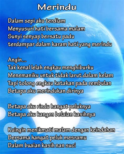 · fragmen bahasa manado malam natal 2019 ( drama natal ) · kreasi doa untuk anak (tangan berdoa) · painting firefly forest / easy acrylic . Merasakan Makna Puisi Kangen - Informasi Terbaru 2015