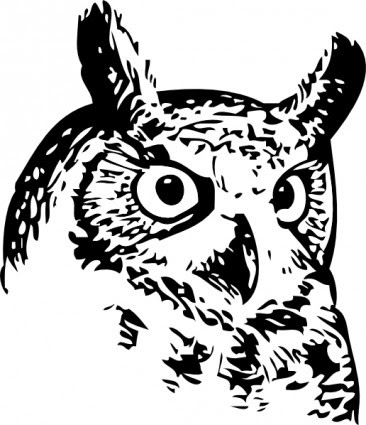 Black White Owl Drawing Clip Art Free Vector For Free Download Clipart Best Clipart Best