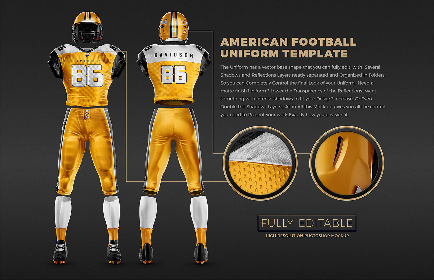 Download Football Uniform Template Vector at GetDrawings | Free ...