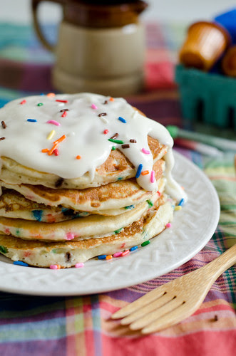 birthday cake pancakes