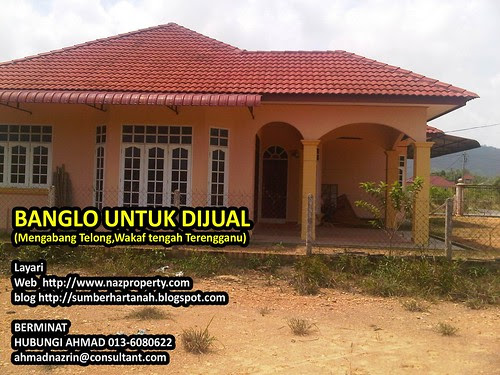 Banglo Untuk dijual di Wakaf Tengah,Kuala Terengganu MURAH ...