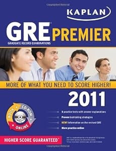 Kaplan Gre Exam 2011 Premier With Cd Rom Kaplan Inc