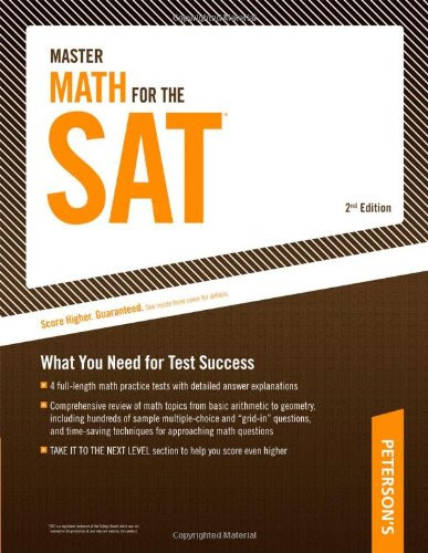Download Master Math For The Sat Peterson S Master Math