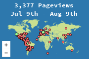 Locations of visitors to this page