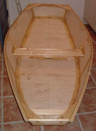 Wood and epoxy work finished, but not sanded yet.