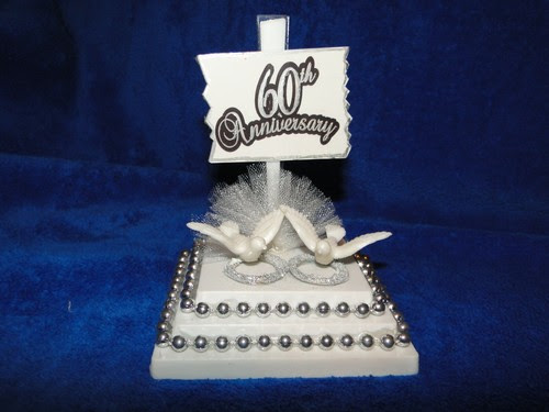 Wedding Supplies New Petite 60th Wedding Anniversary Cake Topper You Pick From Two Different One Wedding Cake Toppers