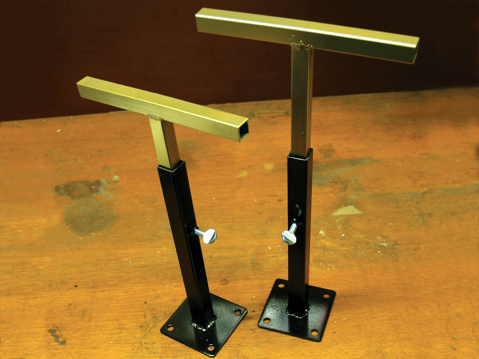 Weld a Pair of Stands Make: