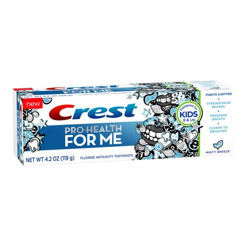 Crest Pro-health for Me Fluoride Anticavity Toothpaste Minty Breeze, 4.2-Ounce (Pack of 2)