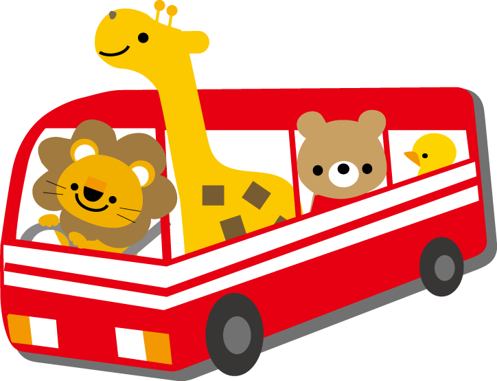 バスのイラスト 無料イラスト フリー素材