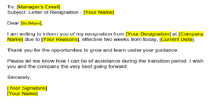 Resignation Letter Samples Writing Guide Career Advice