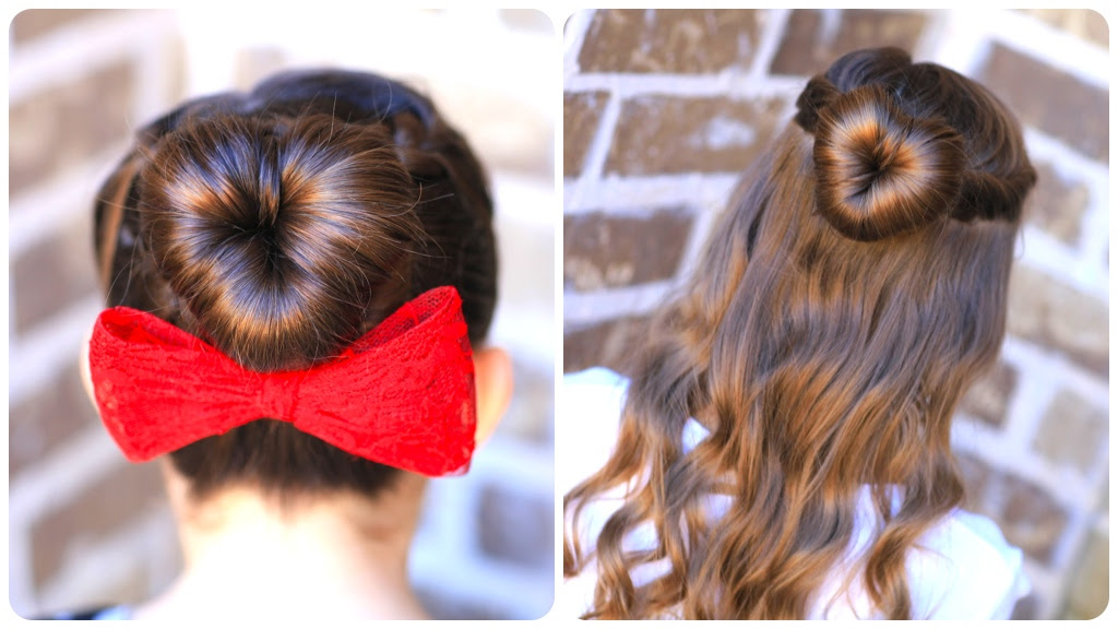 ... Love Bun | Valentineâs Day Hairstyles | ReflectionsReflections