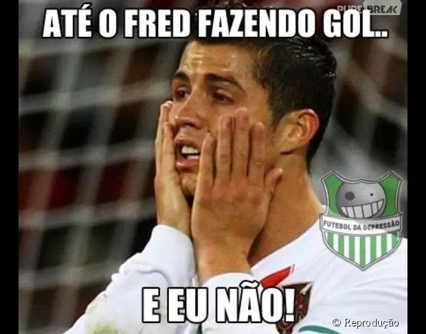 Até o Fred faz gol...