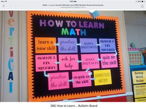 lots  great ideas math class decor pinterest