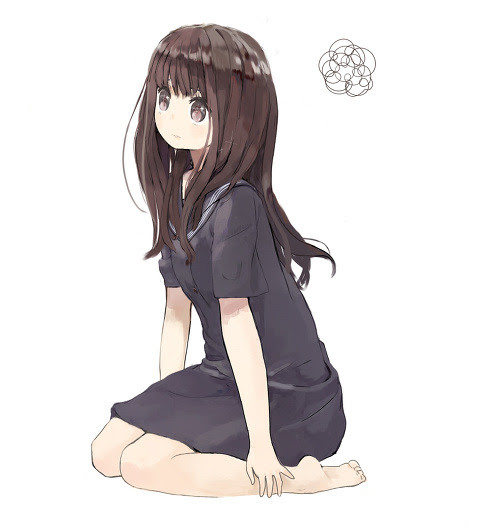 女の子座り Pixiv年鑑 B