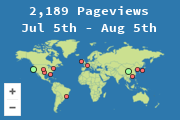 Ubicaciones de los visitantes de esta página