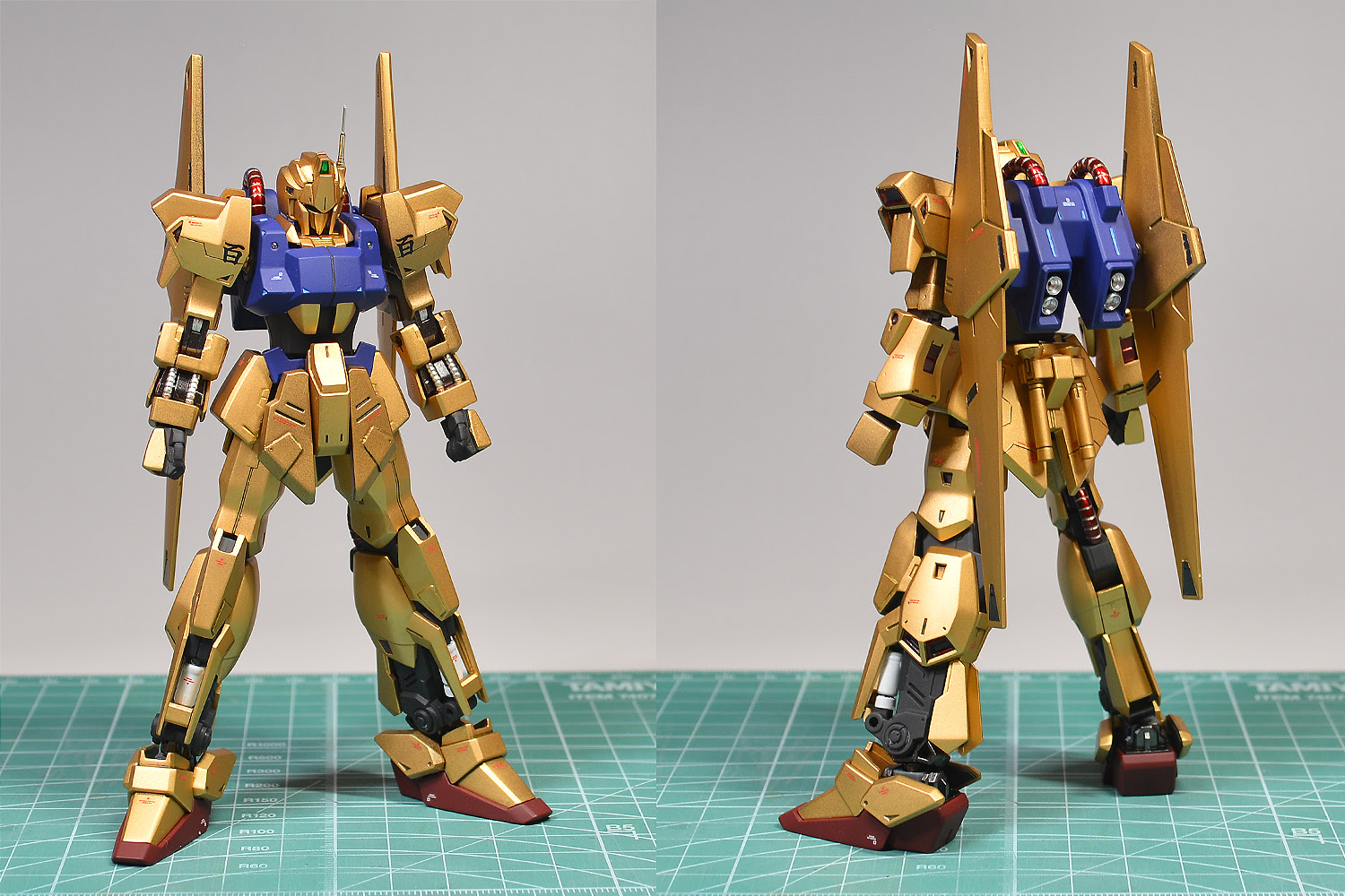 Hguc 百式の製作 改修 合わせ目消し ガンダムブログはじめました
