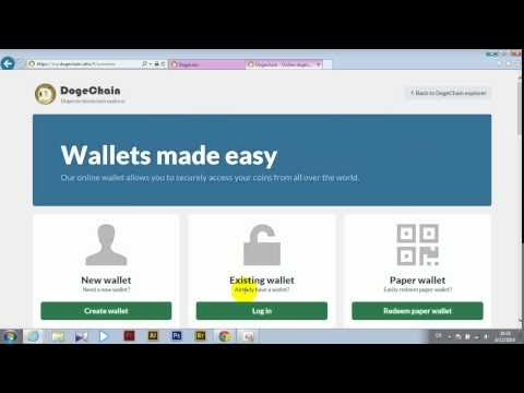 วิธีการสร้าง wallet ของ Doge และ BTC