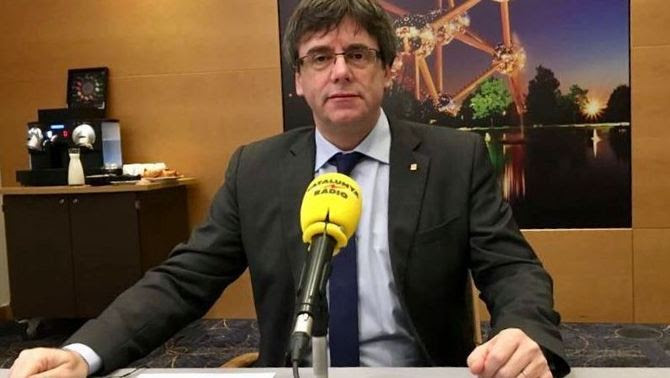 Carles Puigdemont, aquest divendres, a "El matí de Catalunya Ràdio", des de Brussel·les