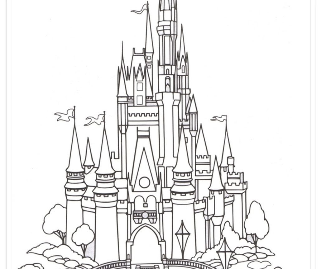Download Disney Castle Drawing at GetDrawings | Free download