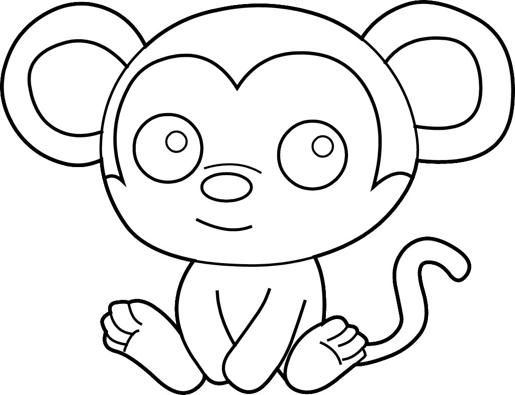 Monkey Drawing Easy At Getdrawings Free Download