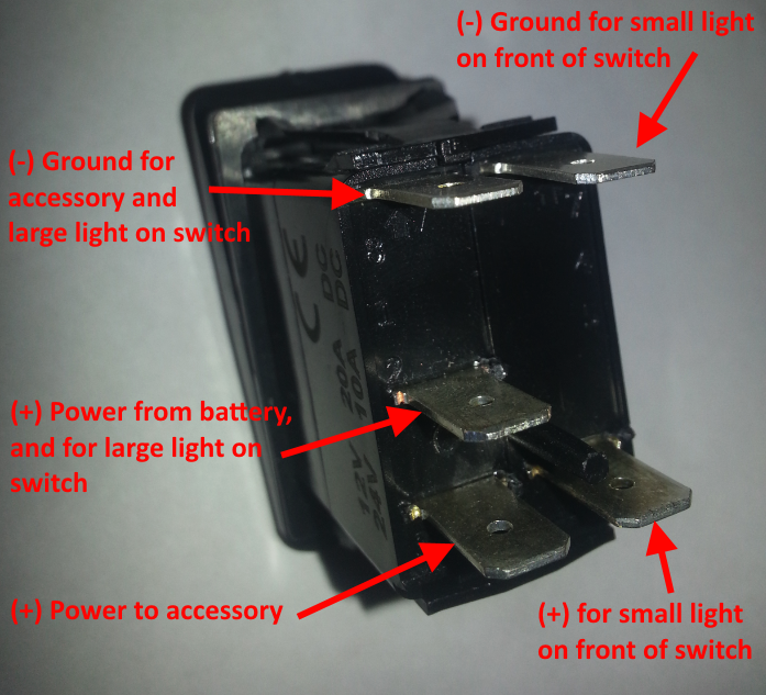 5 Pin Rocker Switch Wiring Diagram - Atkinsjewelry