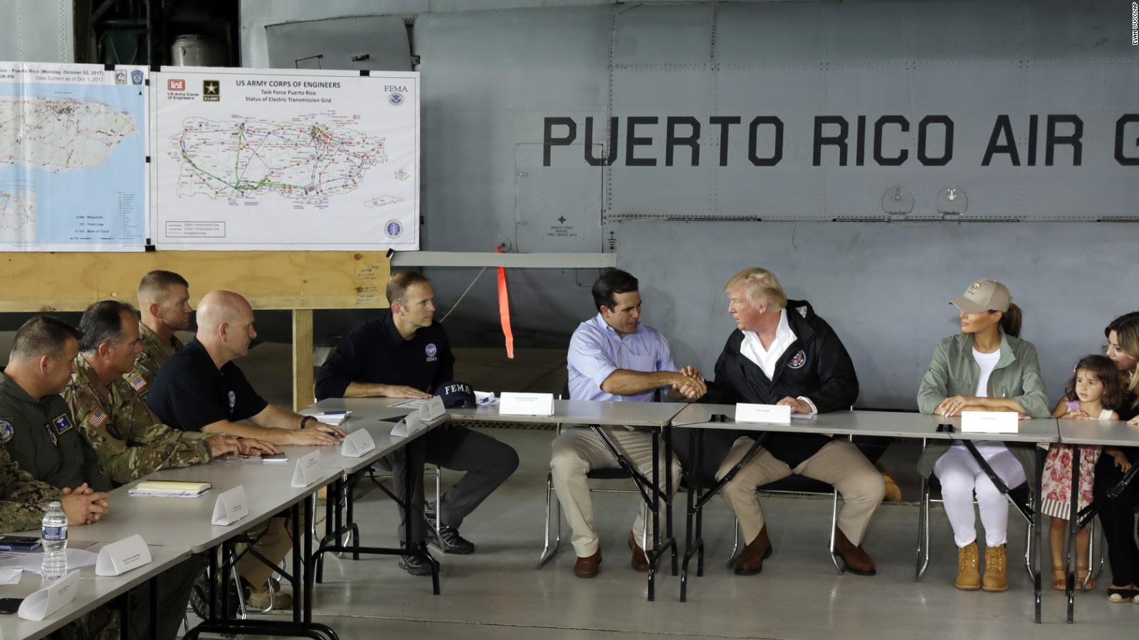 Trump In Puerto Rico A Narcissists Tour De Force Opinion CNN