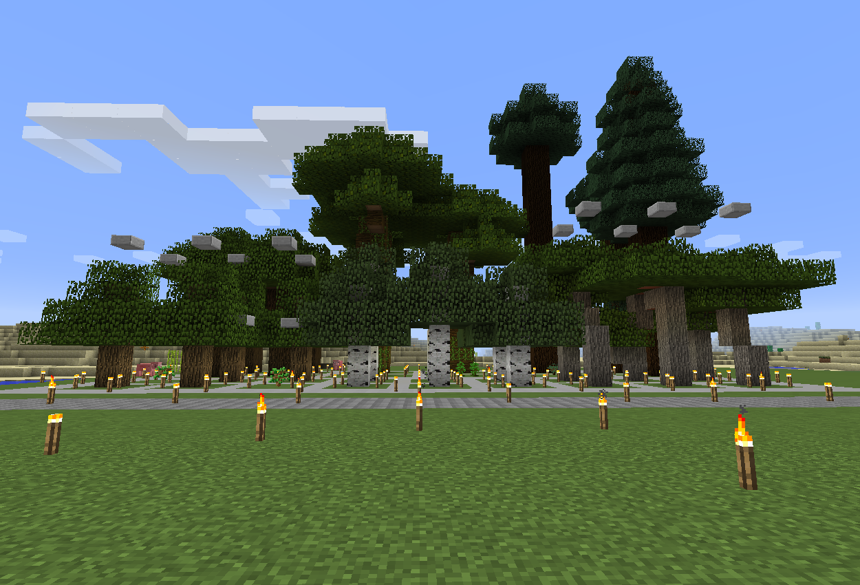 植林場を作る 植え方切り方のコツなど マイクラ初心者が行く