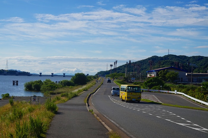 芦田川大橋 芦田川河口堰 広島県福山市水呑町
