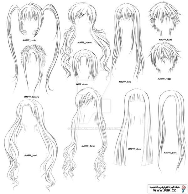 How to draw anime girl hairstyles by KashiraUchiha on ...