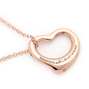 ティファニー ネックレス Tiffany Co オープンハートペンダント K18ローズゴールド 愛するtiffany 麗しのティファニーblog