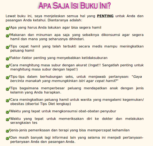 ingin cepat hamil