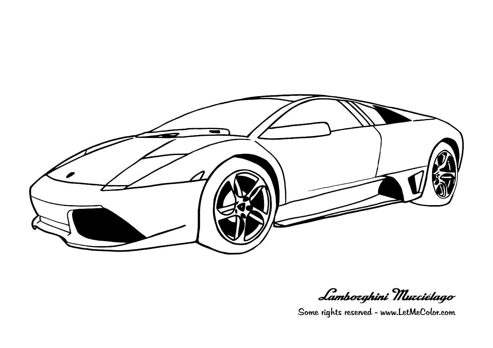 lamborghini kolorowanki pomsly