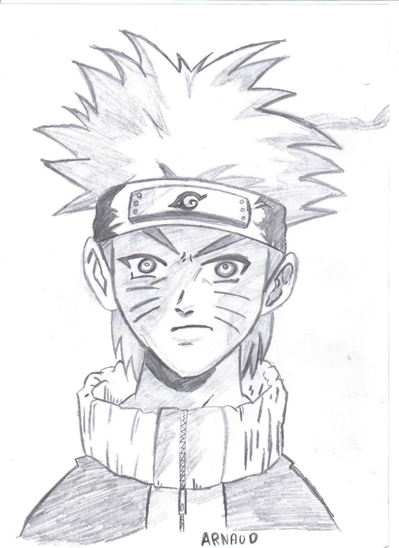 Rachius.com  [1er Partie] Comment dessiner le personnage de Naruto