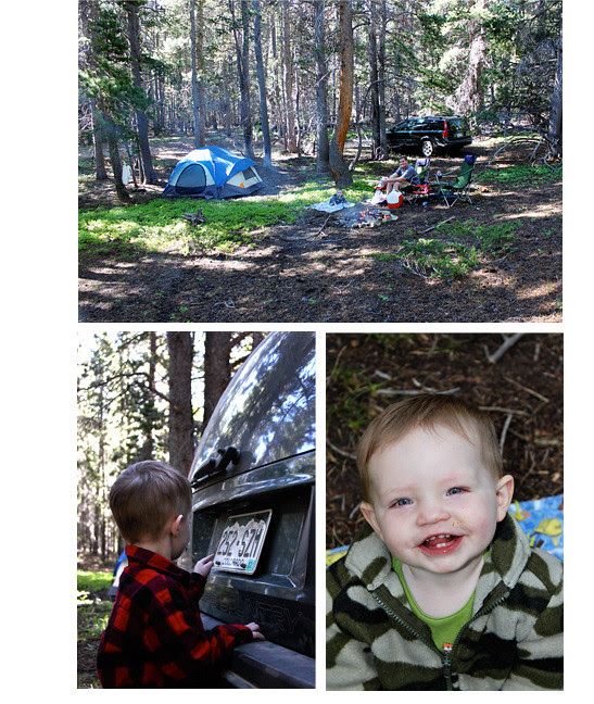 Camping-Collage
