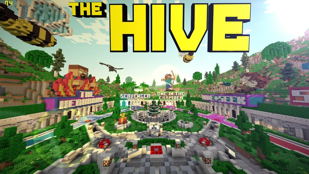 Minecraft PE Hive Server Lobby ! DOWNLOAD - YouTube