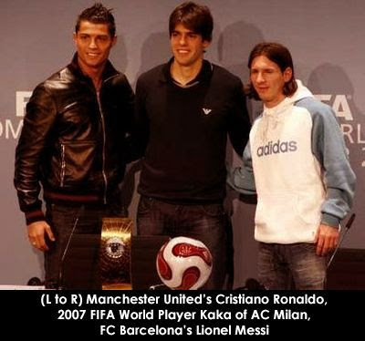 pics of ronaldo and kaka. c.ronaldo+messi+kaka