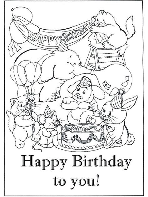 Download and print at home to create a stunning card in an instant! happy birthday cards coloring pages at getcoloringscom free