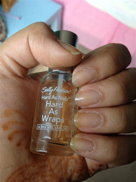 sally hansen hard  nails hard  wraps acrylic gel