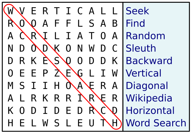 Word Search 中文 英文词典 Word Search 意思 解释