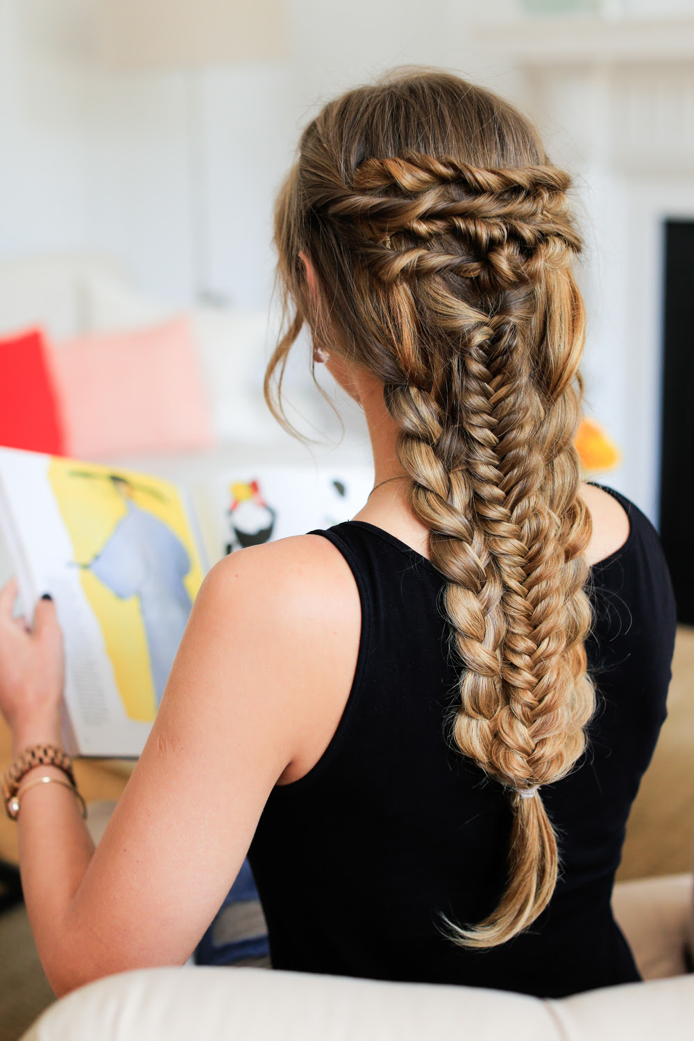 Layered Braid Hairstyle Tutorial – Luxy Hair