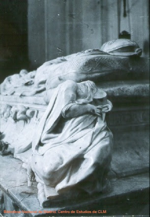 Daños en el sepulcro del Cardenal Tavera durante la Guerra Civil