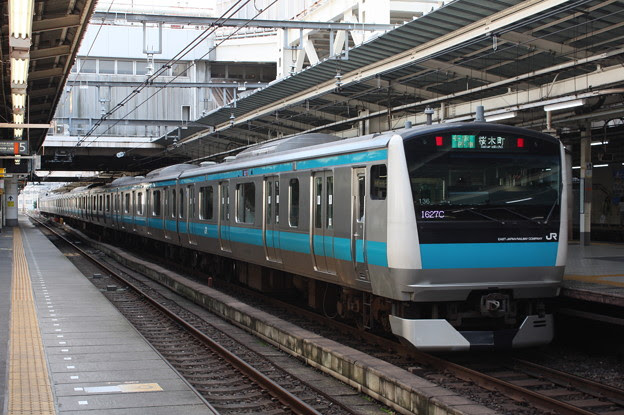京浜東北線 E233系1000番台ウラ136編成 写真共有サイト フォト蔵