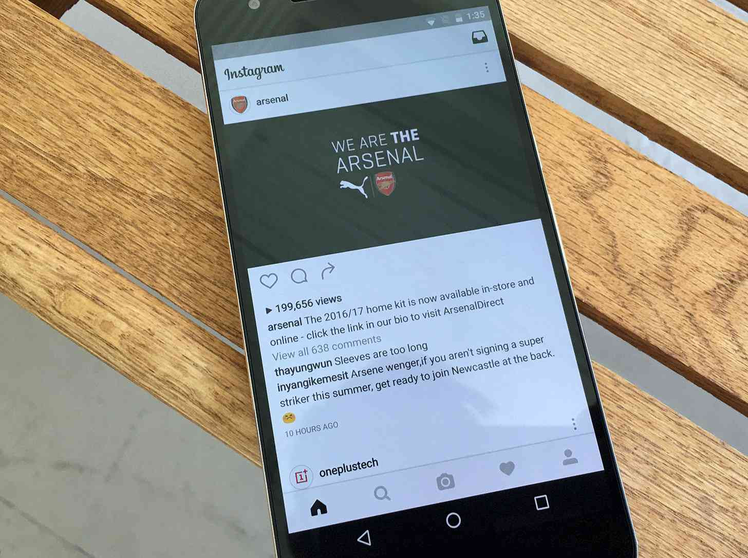 Instagram feed Android
