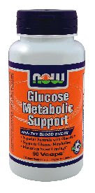 NOW Foods Glucose Metabolic Support, 90 Capsules