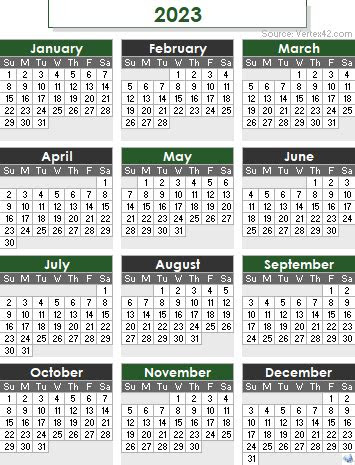 This template is available as editable excel document. 2023 calendar templates and images