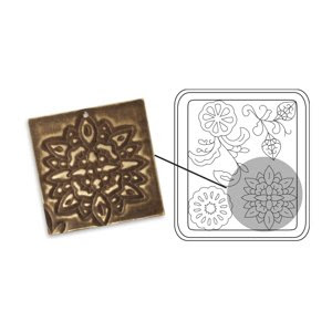 Sizzix - DecoEtch Die - Vintaj - Die Cutting Template - Vintage Embroidery
