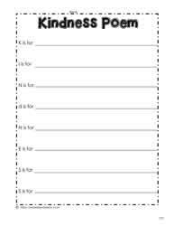  kindness worksheets