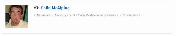 Nobody counts Colin McAlpine as a favorite